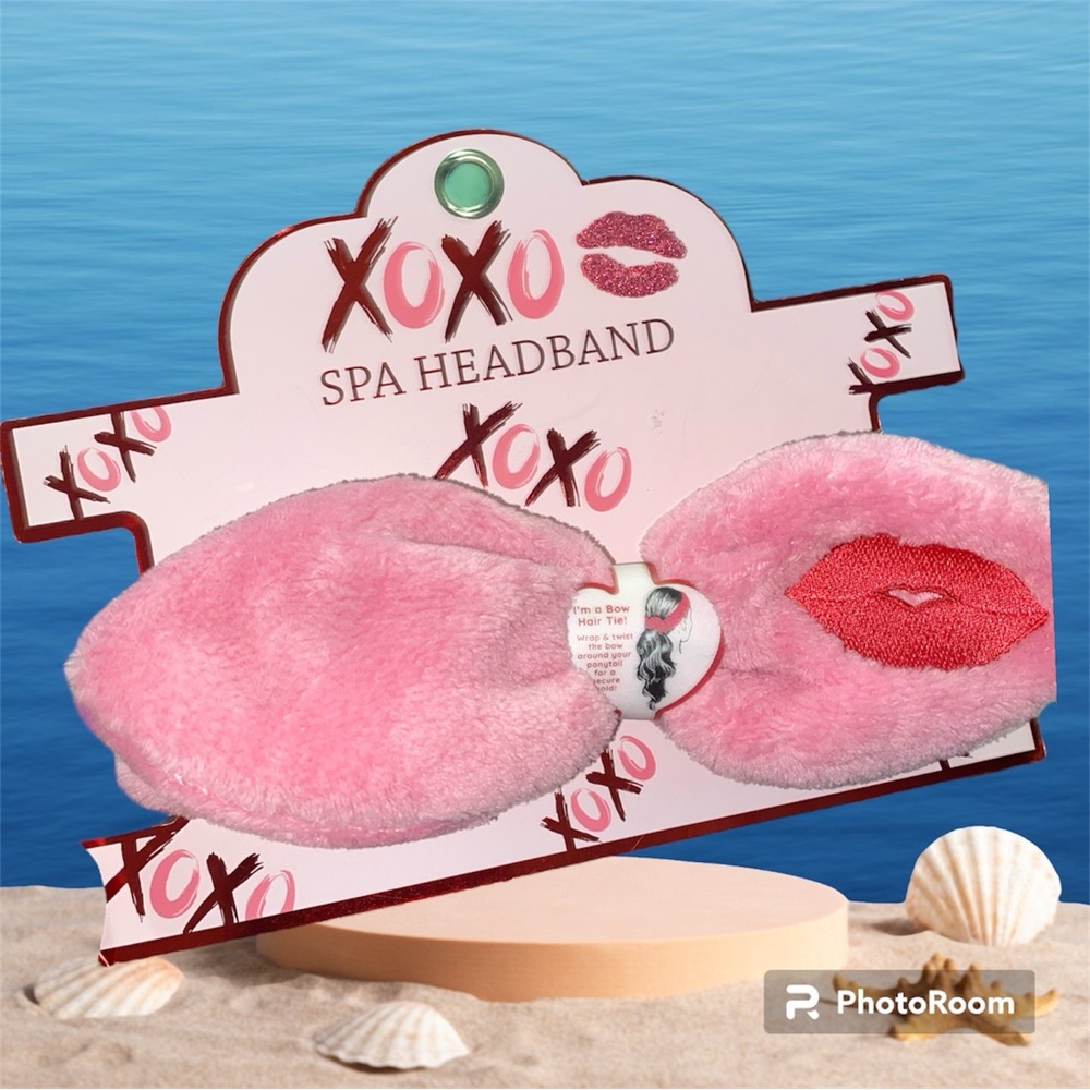 Spa Headband NEW xoxo 💋 ❤️🩷